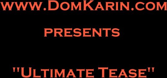 Dom Karin teases her slave and trains him to please her, pt 1