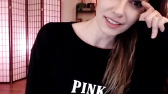 heather undressed in front of the camera