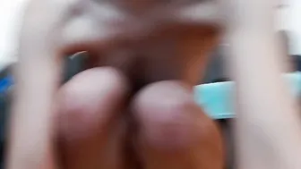 Sweetsexbia Black-haired beauty pulls sex lips