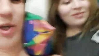 Etozhelya Shy chick caresses big tits