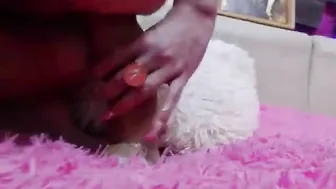 sexytigress Feral doll nifty jerks off both holes