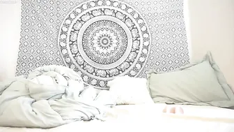 Eeeveee Cute girl gets naked and jerks off