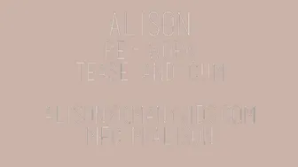 Alisonxo adorable little doll and her little holes