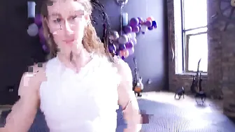 rocknrose Big breasted girl jerks off her pussy