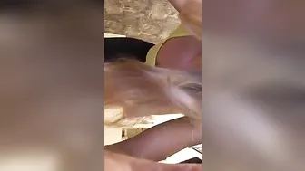 LanaLevi shakes while husband is not at home