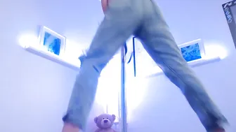 snugglepunk cute blonde dancing striptease