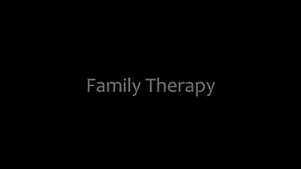 Family Therapy porn cums from masturbation in front of the camera