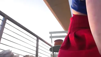 snugglepunk busty blonde shows off snatch