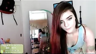 ashe maree blond with piercing sucking strap-ons