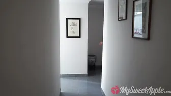 MySweetApple lustful slut fucks her pussy with a phallus