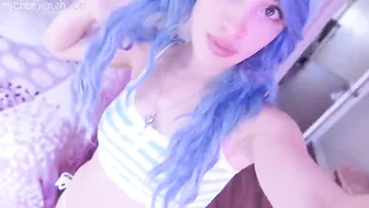 MyCherryCrush vicious girl relish fingers with herself