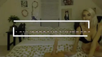 lollipopsandgumdrops cute blonde girl got herself a finger on the couch