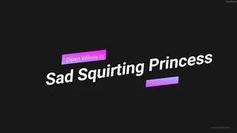 Dawnwillow caresses shaved pussy