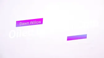 Dawn Willow perky coquette lifts a robe