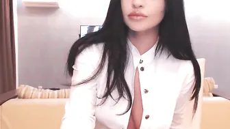 Mikki_G fascinating skin strips and pulls pussy