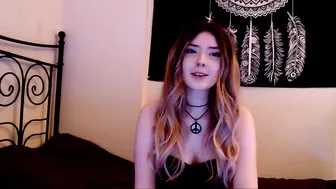 icewild busty brunette sucks dildo