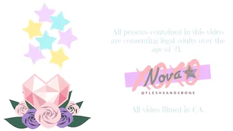 fleshxandxbone attractive blonde performs great masturbation