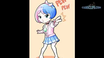 Lana Rain  blonde slut twirls elastic booty