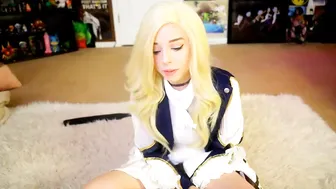 goldengoddessxxx black-haired ghoul seduces with her graceful body