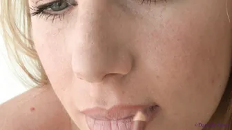 Danielle Maye XXX  manyvids vicious priestess posing in lingerie