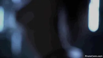 Geniva manyvids busty  cam girl  undresses and caresses her pussy