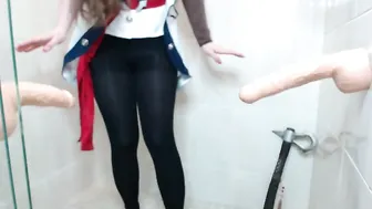 lilcanadiangirl manyvids shy chick caresses big tits