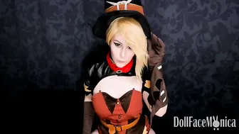 DollFaceMonica manyvids imposing bitch caresses juicy breasts and pussy