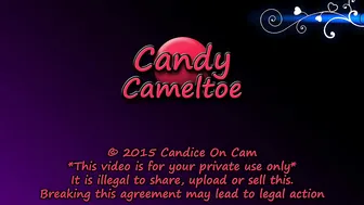 Candy Cameltoe manyvids ardent confused jumps on the dick