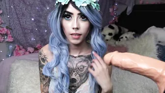 Kiittenymph manyvids naughty brunette is petting natural tits