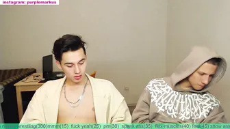 Purple_Gang incendiary trash is engaged in double penetration