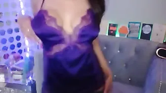 sincityvee tiny in stockings fingering clit