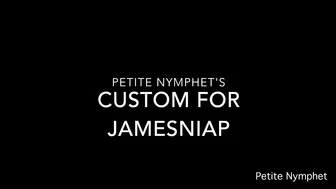 Petite Nymphet custom nipple clamps and spanks