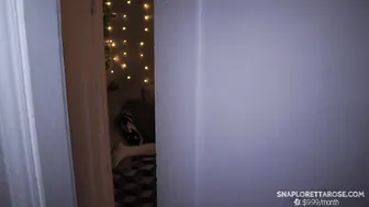 Loretta Rose  puts on bra bitch