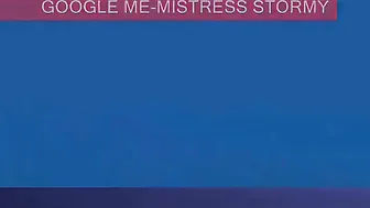 Mistress Stormy  delicious babe caresses intimate places