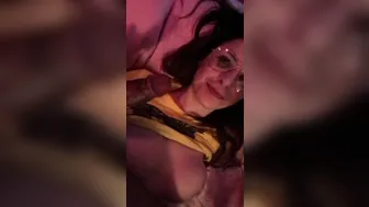 IVY LEBELLE ONLYFANS Cum on my glasses