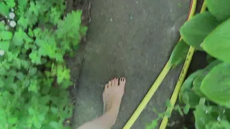 Mistress Misha Goldy Lick my dirty feets bitch