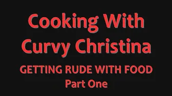 Christina X Busty Milf Kitchen Striptease 1