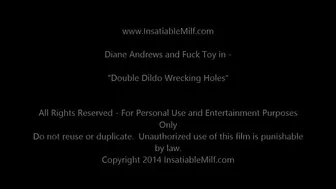DIANE ANDREWS _Double Dildo Wrecking Holes