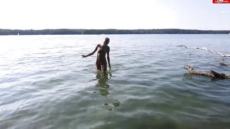 LanaLoud - Privater Creampie Quicky am See! (1)