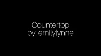 emilylynne 9 Fucking Myself On The Kitchen Counter