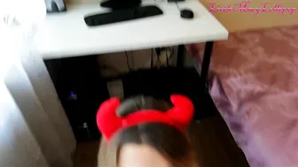 LittleMaryLollipop Father Did Not See How His Son Stepson Finished Mama On The Face