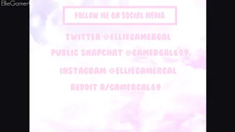 EllieGamerGal _11 - Goth Girl In Fishnets Takes 10 Inch Cock