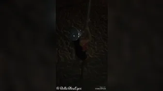 bellableu.18.05.08.120.found-a-flag-pole-to-play-on-one-night-at-the-beach-haha-+