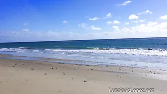 Luscious Lopez _[1225474] shiny bikini #lusciouslopez #assspreading #beach [2018-03-19]