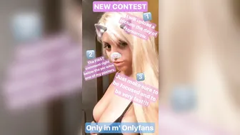 Blondie Fesser onlyfans [0464068] New contest right tomorrow Only for my Exclusive fans here! Love you so much guys!! [2017 08 15]