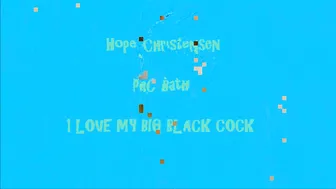 hope penetration bbc bath with bbc dildo bbc fun