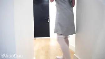 Elouise Please School Girl Desperation Floor Pee