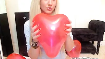 Elouise Please Heart Shaped Balloons Pop