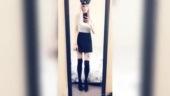 ALEEUK onlyfans_19-03-22 3605208 Walk with me high heels mini skirt & knee high socks! 720x1280