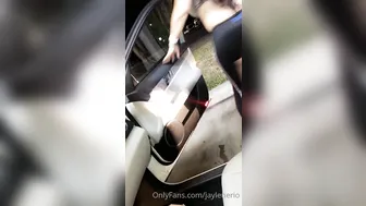 jaylenerio 17 08 2020 100305820 At Del taco Drive through flashing my tits ass